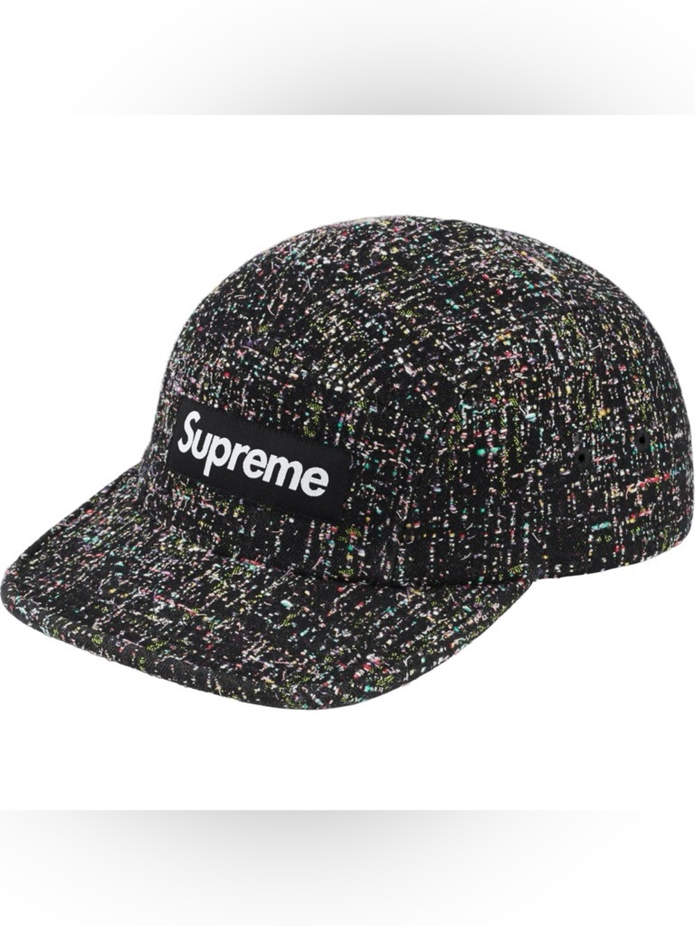 NWOT SUPREME Denim Bouclé Camp Cap